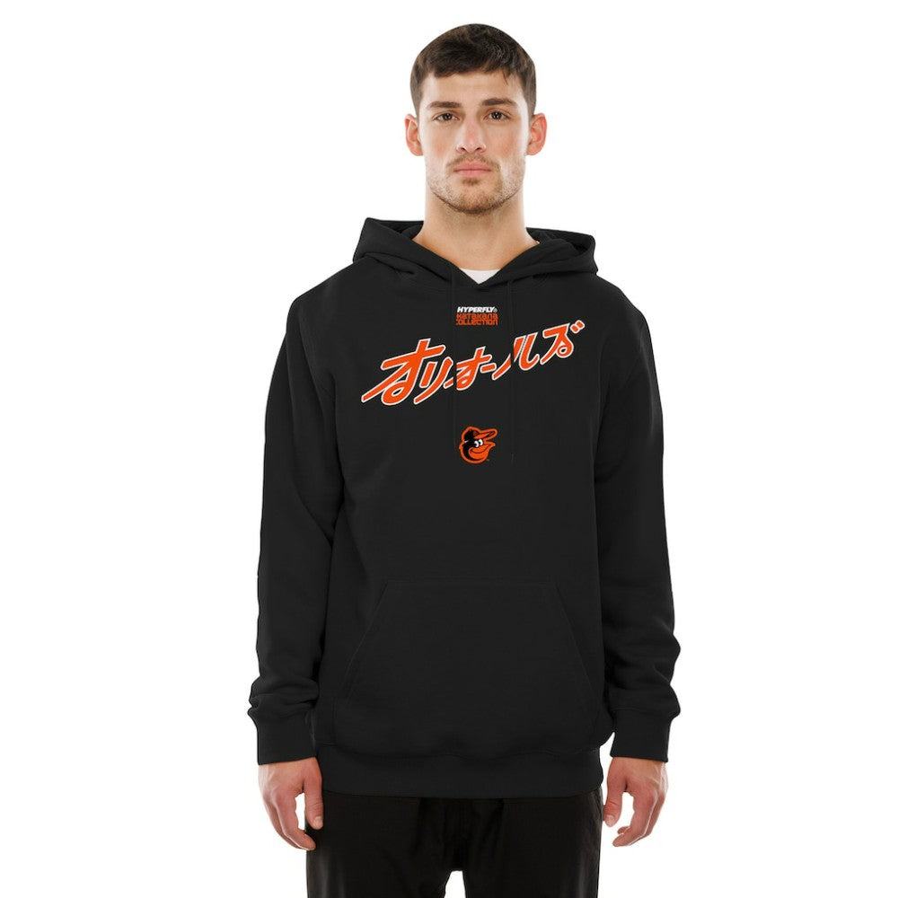 Black Baltimore Orioles New Era x Hyperfly Hoodie