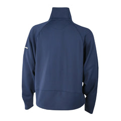 Navy Milwaukee Brewers Columbia Women's Wickhams Hills Raglan Omni-Wick Quarter-Zip Pullover