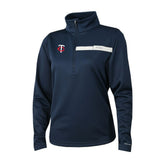 Navy Minnesota Twins Columbia Women's Skiff Guide Fleece Half-Zip Pullover Jacket
