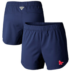 Navy Boston Red Sox Columbia Women's Tamiami Pull-On Shorts