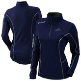 Navy Tampa Bay Rays Columbia Shotgun Quarter-Zip Top