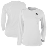 White Pittsburgh Pirates Columbia Shotgun Long Sleeve T-Shirt