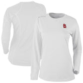 White St. Louis Cardinals Columbia Shotgun Long Sleeve T-Shirt