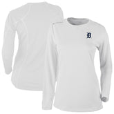 White Detroit Tigers Columbia Shotgun Long Sleeve T-Shirt