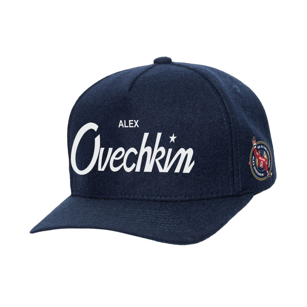 NHL Alexander Ovechkin Washington Capitals Mitchell & Ness All Time Goals Pro Crown Adjustable Hat