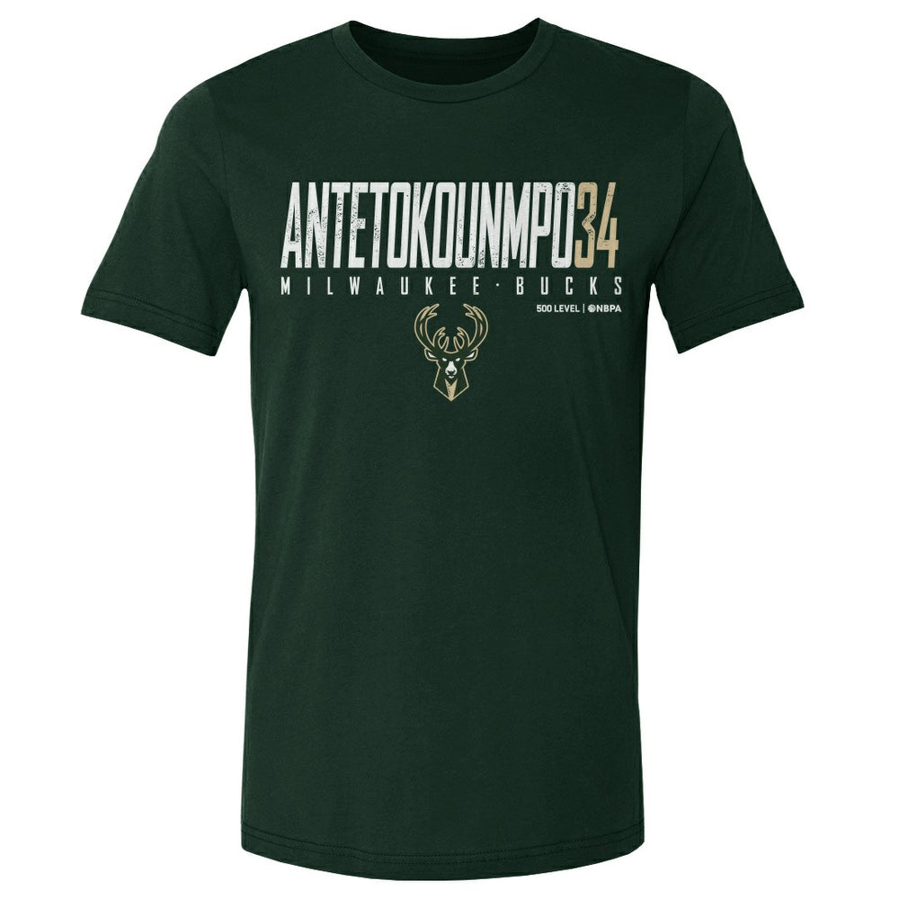 Giannis Antetokounmpo Milwaukee Bucks 500 Level Women's Elite T-Shirt