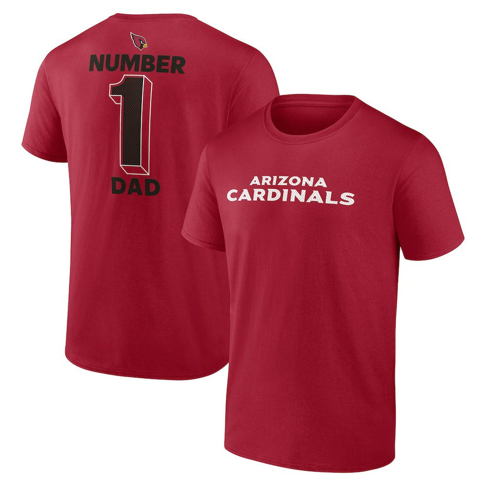#1 Dad Jersey T-Shirt - Arizona Cardinals T-shirts