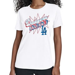 White Los Angeles Dodgers Starter Women's Drive-In T-Shirt