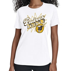 White San Diego Padres Starter Women's Drive-In T-Shirt