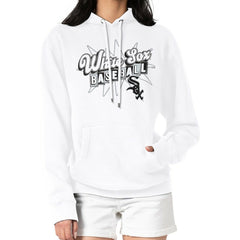 White Chicago White Sox Starter Women's Drive-In Pullover Hoodie