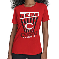 Red Cincinnati Reds Starter Women's Poster Print T-Shirt