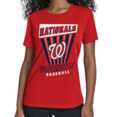 Red Washington Nationals Starter Women's Poster Print T-Shirt