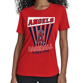 Red Los Angeles Angels Starter Women's Poster Print T-Shirt