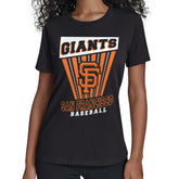 Black San Francisco Giants Starter Women's Poster Print T-Shirt