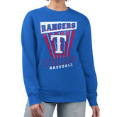 Royal Texas Rangers Starter Women's Poster Print Pullover Sweatshirt