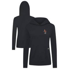 Black Baltimore Orioles Levelwear Women's Cooperstown Collection Relay Core Logo Pullover Hoodie