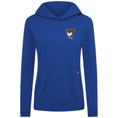 Royal Chicago Cubs Levelwear Women's Cooperstown Collection Relay Core Logo Pullover Hoodie