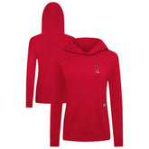 Red St. Louis Cardinals Levelwear Women's Cooperstown Collection Relay Core Logo Pullover Hoodie