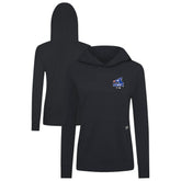 Black Chicago White Sox Levelwear Women's Cooperstown Collection Relay Core Logo Pullover Hoodie