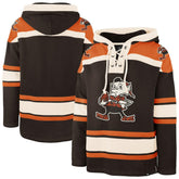 '47 Throwback Superior Lacer Hoodie - Cleveland Browns Hoodies
