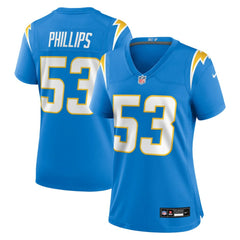 Del'Shawn Phillips Women's Team Game Jersey - Los Angeles Chargers Jerseys