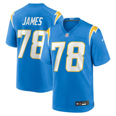 Andre James Team Game Jersey - Los Angeles Chargers Jerseys
