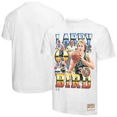 Mitchell & Ness Larry Bird Boston Celtics Commemorative Collage T-Shirt