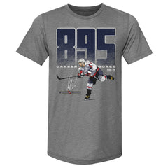 NHL Alexander Ovechkin Washington Capitals 500 Level NHL All-Time Leading Goal Scorer Tri-Blend Bold T-Shirt