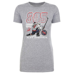 NHL Alexander Ovechkin Washington Capitals 500 Level Women's NHL All-Time Leading Goal Scorer Grunge T-Shirt