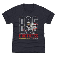NHL Alexander Ovechkin Washington Capitals 500 Level Youth NHL All-Time Leading Goal Scorer Outline T-Shirt