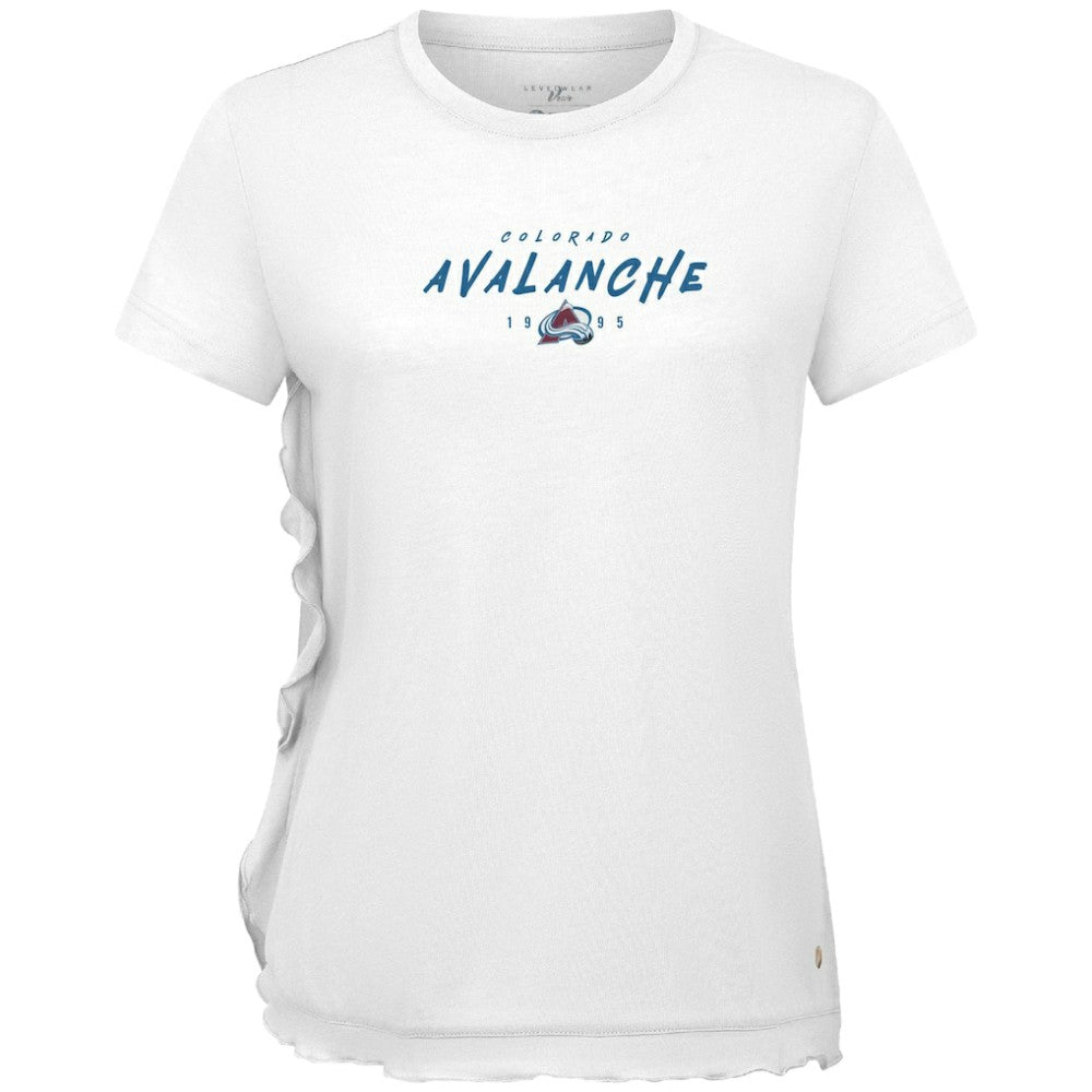 NHL Colorado Avalanche Levelwear Women's Airflow Scratched T-Shirt