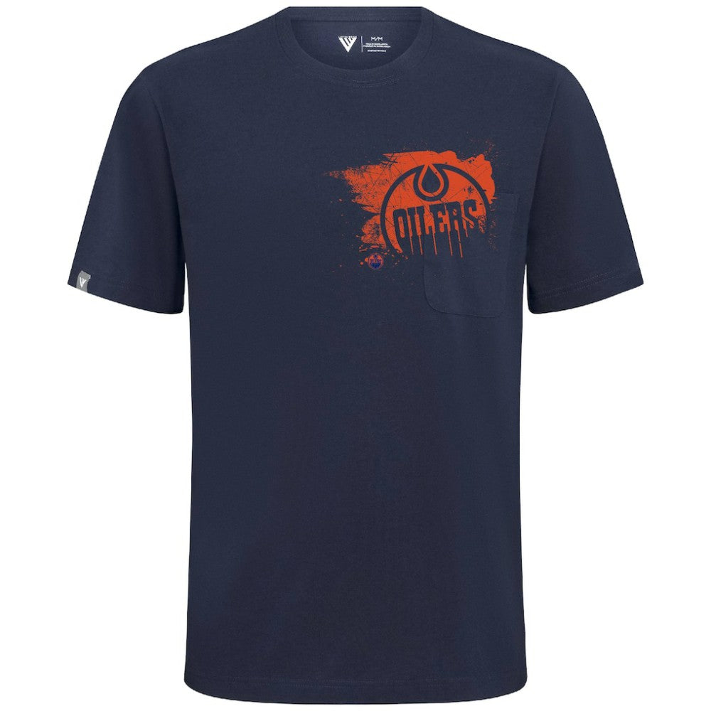 NHL Edmonton Oilers Levelwear Focal Blasted T-Shirt