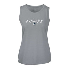 NHL Vancouver Canucks Levelwear Women's Macy Scratched Tank Top
