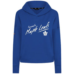 NHL Toronto Maple Leafs Levelwear Women's Sweet Sizzle Tri-Blend Cropped Pullover Hoodie