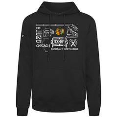 NHL Chicago Blackhawks Levelwear Podium Campaign Pullover Hoodie