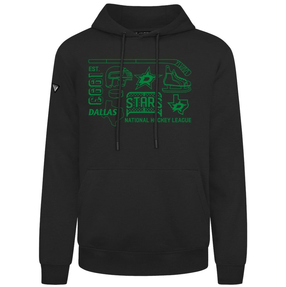 NHL Dallas Stars Levelwear Podium Campaign Pullover Hoodie