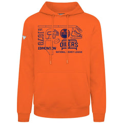 NHL Edmonton Oilers Levelwear Podium Campaign Pullover Hoodie