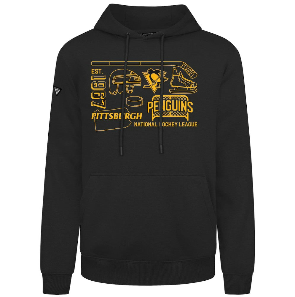 NHL Pittsburgh Penguins Levelwear Podium Campaign Pullover Hoodie