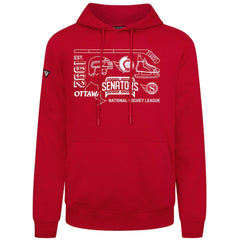 NHL Ottawa Senators Levelwear Podium Campaign Pullover Hoodie