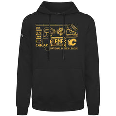 NHL Calgary Flames Levelwear Podium Campaign Pullover Hoodie