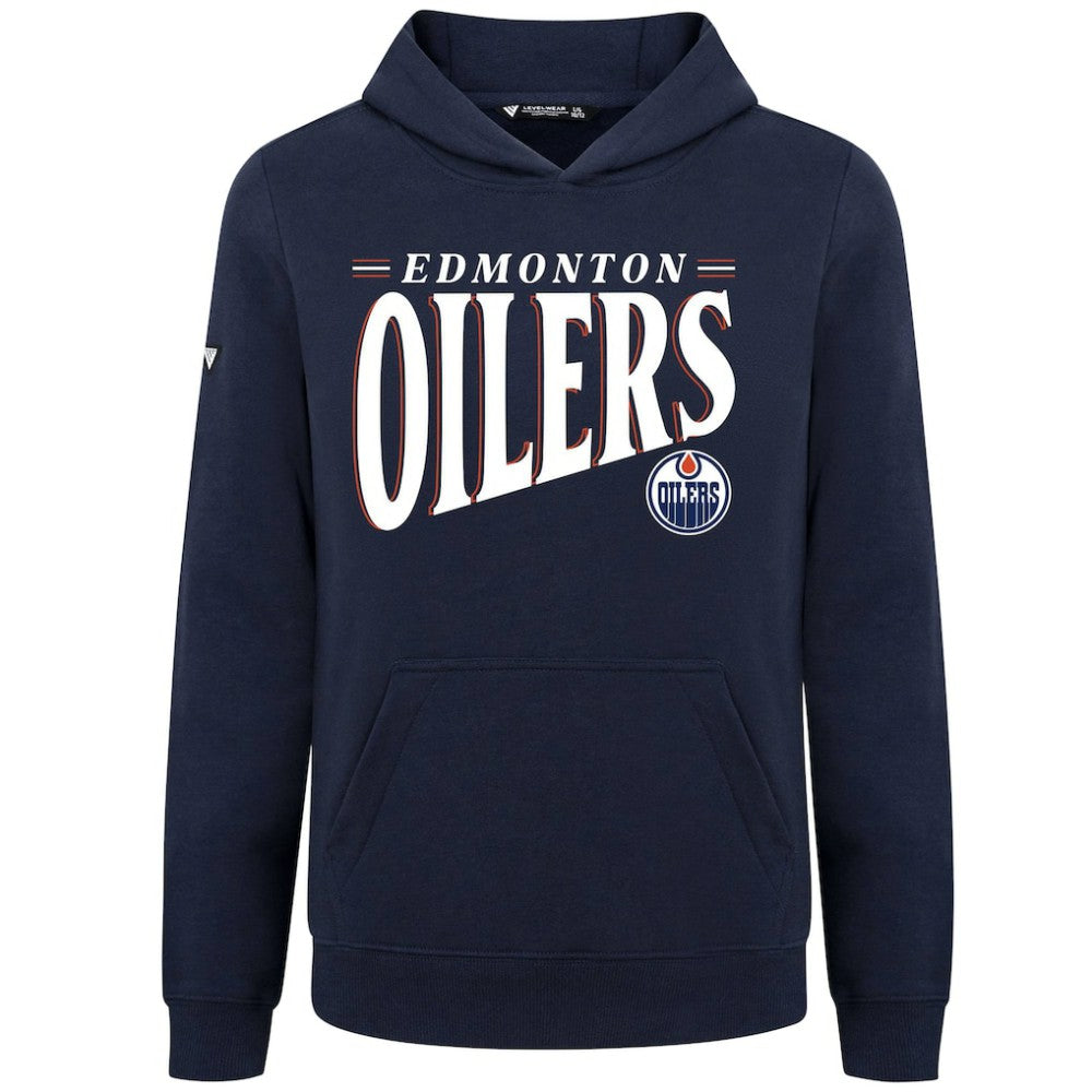 NHL Edmonton Oilers Levelwear Youth Jr Podium Tally Pullover Hoodie
