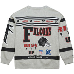 All Over Print Vintage Fleece Crewneck Sweatshirt - Atlanta Falcons Sweatshirts