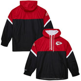 Tie Breaker Vintage Logo Lightweight Anorak Half-Zip Windbreaker - Kansas City Chiefs Windbreaker