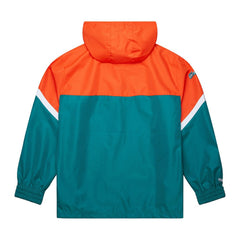 Tie Breaker Vintage Logo Lightweight Anorak Half-Zip Windbreaker - Miami Dolphins Windbreaker