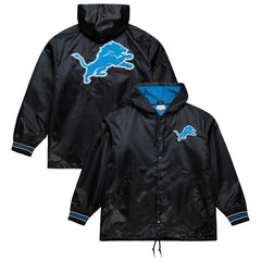 Downtown Satin Full-Snap Hooded Jacket - Detroit Lions Jackets