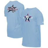 Light Blue Philadelphia Phillies New Era 2025 MLB All-Star Game Workout T-Shirt