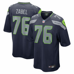 Grey Zabel 2025 NFL Draft First Round Pick Game Jersey - Seattle Seahawks Jerseys