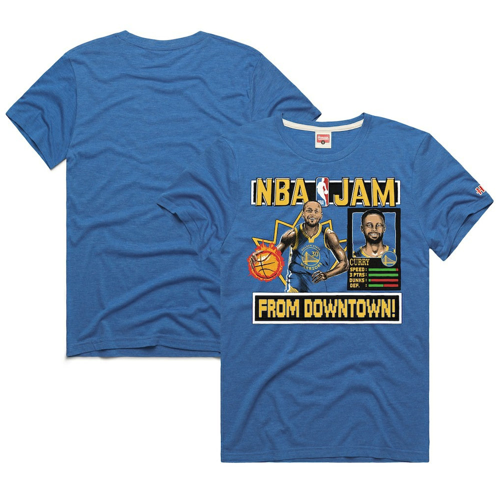 Stephen Curry Golden State Warriors Homage Unisex NBA Jam Tri-Blend T-Shirt sale