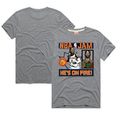 Jalen Brunson New York Knicks Homage Unisex NBA Jam Tri-Blend T-Shirt