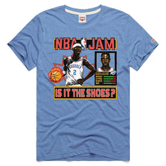 Shai Gilgeous-Alexander Oklahoma City Thunder Homage Unisex NBA Jam Tri-Blend T-Shirt